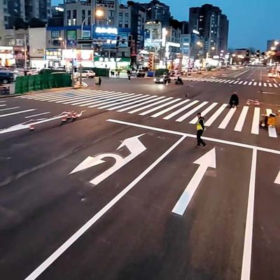 구입하다 높은 교통량 도로에 내구성 빠른 설정 열 플라스틱 페인트 높은 가시성 온라인 제조