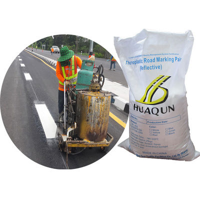 맞춤형 도로 화이트 라인 페인트, 5% 미리 혼합 된 유리 구슬로 포장 라인 페인트 파우더