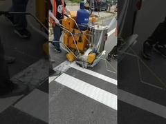 진동 뜨거운 녹기 코팅 20% 유리 구슬 열 플라스틱 도로 표시 페인트