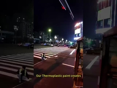 길 표지판을 위한 오래 지속되고 마모에 저항하는 열 플라스틱 페인트