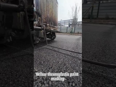 열가소성 페인트 노란색 분말 마킹